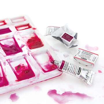 SCHMINCKE HORADAM Watercolor Set, Metal Box 12 Tubes