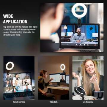 NEEWER Basic 5" Ring Light for Video Calls and Streaming