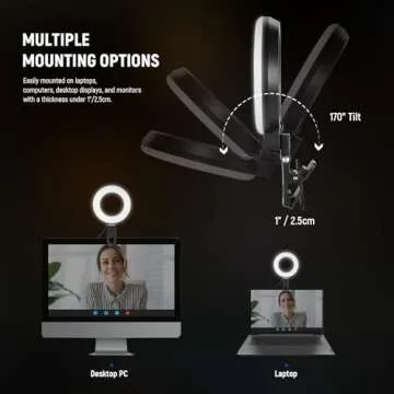 NEEWER Basic 5" Ring Light for Video Calls and Streaming