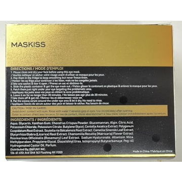 Maskiss 24K Gold Under Eye Patches for Dark Circles