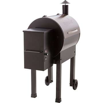 Traeger TFB42LZBC Grills Lil Tex Elite 22 Wood Pellet Grill and Smoker - Grill, Smoke, Bake, Roast, Braise, and BBQ (Bronze)