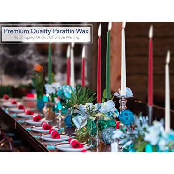 Royal Imports Dripless Taper Candles for Elegant Events