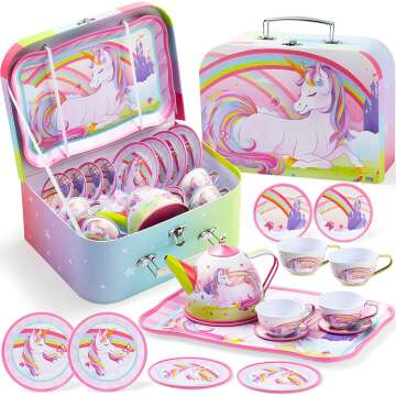 Unicorn Tea Set for Girls - Tea Party Play Toy