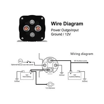 500 Amp Battery Isolator for Mobile Audio and More