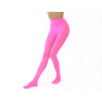 Microfiber Tights – Opaque, Soft & Durable Pantyhose for Women & Men – Regular & Plus Sizes – ...