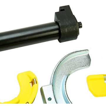 8MILELAKE Macpherson Strut Spring Compressor Kit Interchangeable Fork Coil Extractor Tool Set