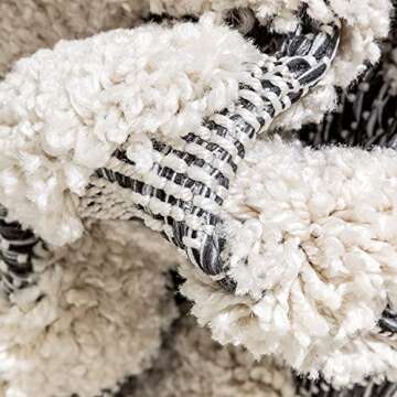 Well Woven Bellagio Chiara Tribal Moroccan Grey Flat-Weave 5'3" x 7'3" Area Rug