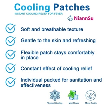 Kid Fever Patch Cool Relief for Kids & Adults 20 Count