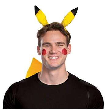 Disguise Adult Pikachu Costume Accessory Kit for Halloween