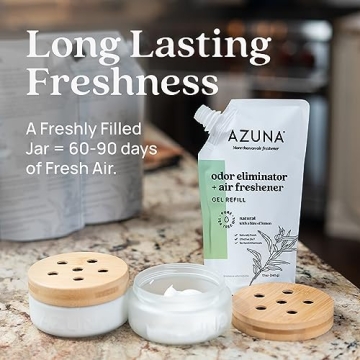 Azuna Air Freshener & Odor Eliminator Gel Kit - Long Lasting