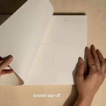 Daily and Weekly To-Do List Notepad – Desk Pad for Work and Study, Gold, 11.7x8.3 Inches