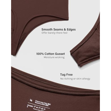 INLYRIC Women's Inbarely Soft Thong for All-Day Comfort