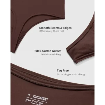 INLYRIC Women's Inbarely Soft Thong for All-Day Comfort