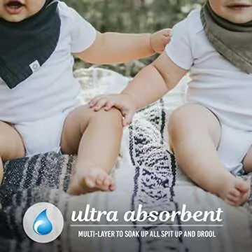 Stylish Organic Muslin Baby Bandana Bibs for All