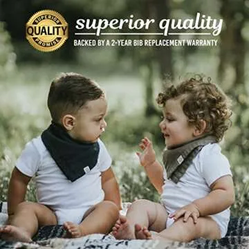 Stylish Organic Muslin Baby Bandana Bibs for All