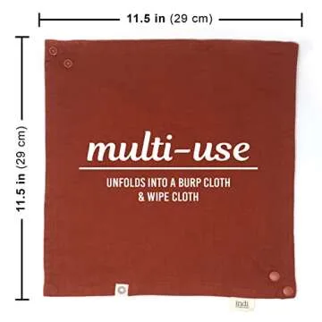 Stylish Organic Muslin Baby Bandana Bibs for All