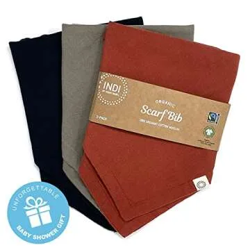 Stylish Organic Muslin Baby Bandana Bibs for All