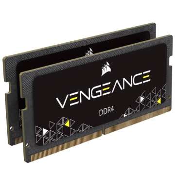 Corsair Vengeance 16GB (2x8GB) DDR4 SODIMM 2933MHz Memory Kit for Laptops
