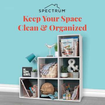 Spectrum Wire Basket – Stylish Copper Storage Organizer