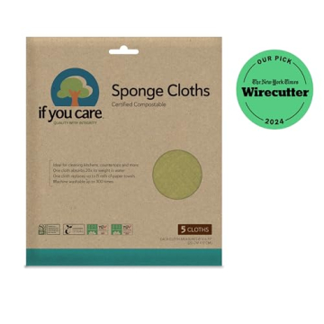 Natural Sponge Cloths Eco-Friendly Reusable Super Absorbent