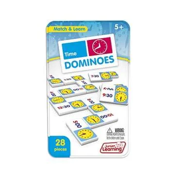Junior Learning JL486 Time Dominoes Small