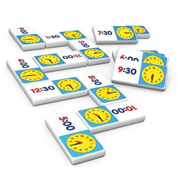 Junior Learning JL486 Time Dominoes Small