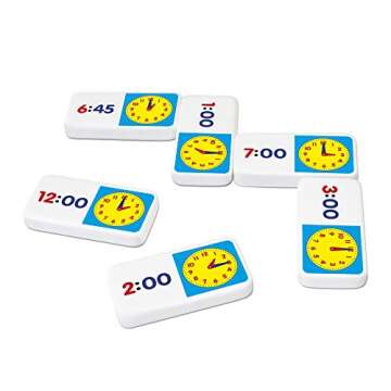 Junior Learning JL486 Time Dominoes Small