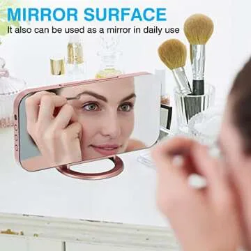 Digital Alarm Clock with 6" Large LED Display & Dual USB Charger Ports – Modern Mirror Design for ...