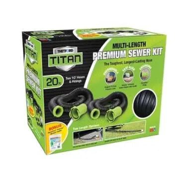 Thetford Titan 20 Foot Premium RV Sewer Hose Kit - Thetford 17902