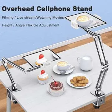 OATSBASF Gooseneck Tablet Holder for Hands-Free Use