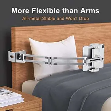 OATSBASF Gooseneck Tablet Holder for Hands-Free Use