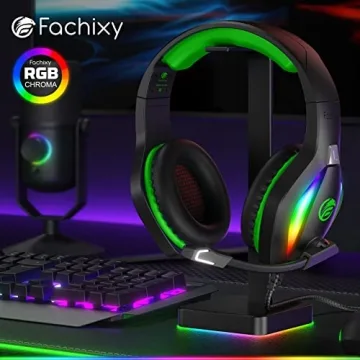 Fachixy FC100 Gaming Headset with Mic for PS4 Xbox PC