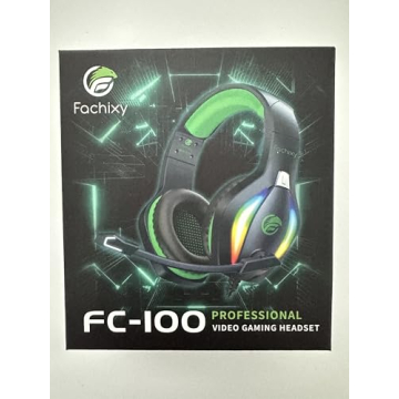 Fachixy FC100 Gaming Headset with Mic for PS4 Xbox PC
