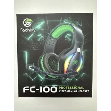 Fachixy FC100 Gaming Headset with Mic for PS4 Xbox PC