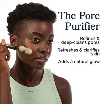 Heritage Store Ancient Healing Clay Pore-Cleansing Mask | Refines & Purifies with 100% Natural Calcium Bentonite | 31oz