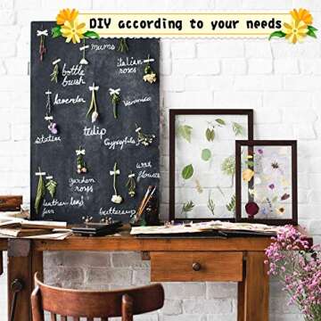 Nuanchu 167 Pcs Real Dried Pressed Flowers Natural Dried Flowers Colorful Daisy Mixed Wildflowers Leave for DIY Candle Resin Nails Jewelry Pendant Crafts Floral Art(Fresh Color)