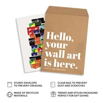 Stacked Shoebox Collection - Hypebeast Sneaker Poster - Sneakerhead Bedroom Decor Wall Art - 11x14 - Unframed