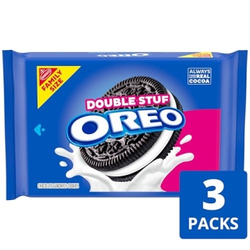 OREO Double Stuf Chocolate Cookies Family Pack