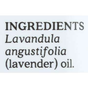 Aura Cacia 100% Pure Lavender Essential Oil GC/MS Tested for Purity 15 ml (0.5 fl. oz.) Lavandula angustifolia