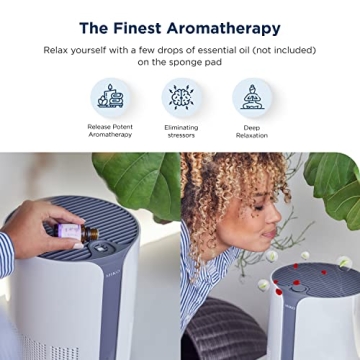 MIKO Air Purifier for Large Rooms with HEPA Filter
