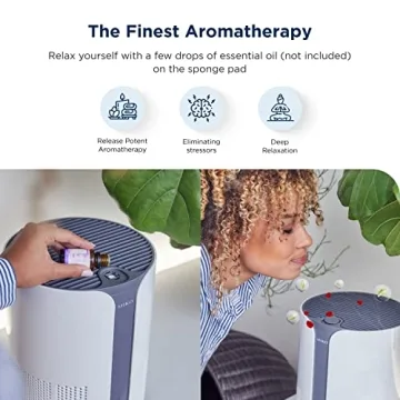 MIKO Air Purifier for Large Rooms with HEPA Filter