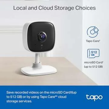 Tapo by TP-Link 1080P Indoor Security Camera for Baby Monitor, Pet Camera w/Motion Detection, 2-Way Audio Siren, Night Vision, Cloud & SD Card Storage, Works w/Alexa & Google Home, C100(4-Pack)