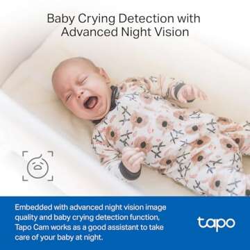 Tapo by TP-Link 1080P Indoor Security Camera for Baby Monitor, Pet Camera w/Motion Detection, 2-Way Audio Siren, Night Vision, Cloud & SD Card Storage, Works w/Alexa & Google Home, C100(4-Pack)