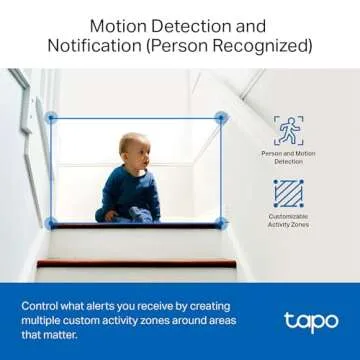 Tapo by TP-Link 1080P Indoor Security Camera for Baby Monitor, Pet Camera w/Motion Detection, 2-Way Audio Siren, Night Vision, Cloud & SD Card Storage, Works w/Alexa & Google Home, C100(4-Pack)