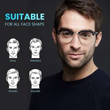 Racico Blue Light Blocking Glasses for Men & Women