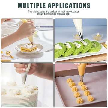 Ultimate Piping Bags and Tips Set for Cake Decorating