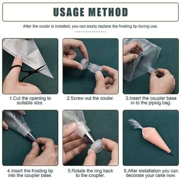 Ultimate Piping Bags and Tips Set for Cake Decorating