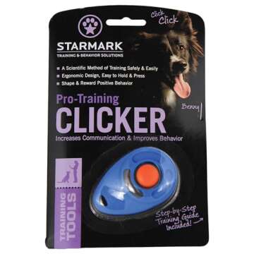 Starmark Pro-Training Clicker: Ergonomic & Durable for Dogs