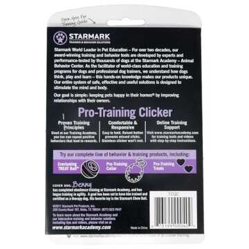 Starmark Pro-Training Clicker for Effective Dog Training