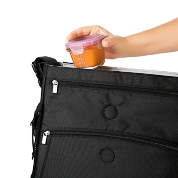 OXO Tot Glass Baby Blocks Food Storage Containers - 4 oz Durable Pink